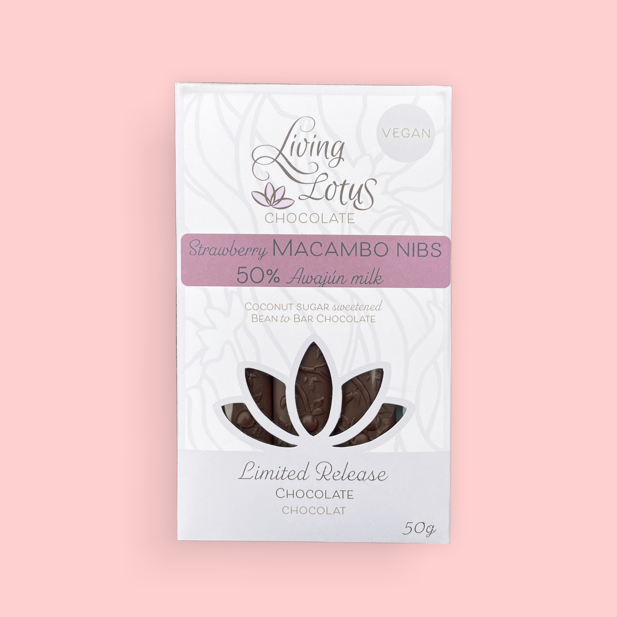 Chai milk chocolate bar made with cacao, oats, coconut sugar and warming chai spices including cardamom, ginger, cinnamon and black pepper.